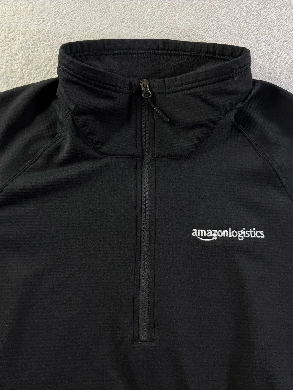 The North Face Amazon Logistics Mountain Peaks Grid Fleece 1/4 Zip L